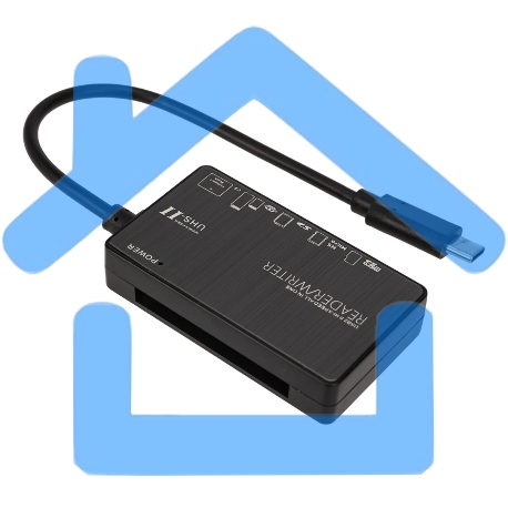 Картридер Rexant Type-C для SDXC/SDHC/SD/MMC-4