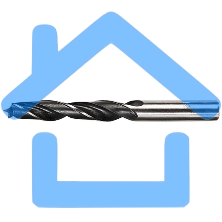 Сверло по дереву, 5 мм, цилиндрический хвостовик Сибртех