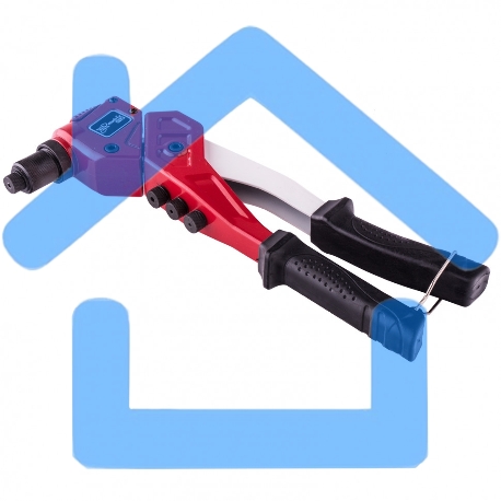 Заклепочник литой Matrix, поворотный, 290 мм, 0-360 заклепки 2,4-3,2-4,0-4,8 мм/, PRO 40547-3