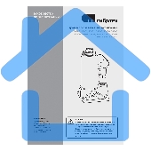 Домкрат гидравлический бутылочный Сибртех 16 т, 205-400 мм