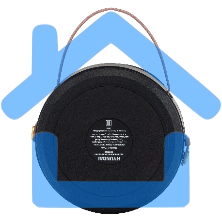 Колонка портатитвная Hyundai H-PAC500 черный 8W 1.0 BT/3.5Jack 10м 2200mAh-1