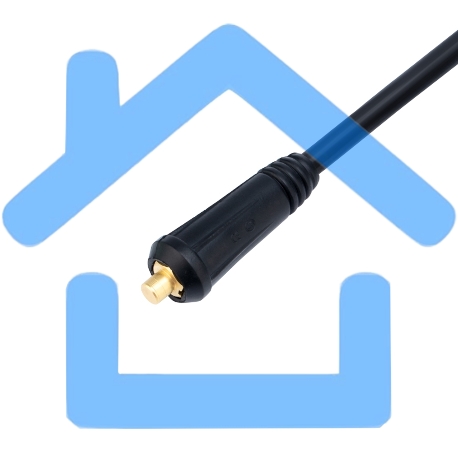 Сварочный кабель с электрододержателем Rexant 25 мм² 300 А СКР 10-25 3 м