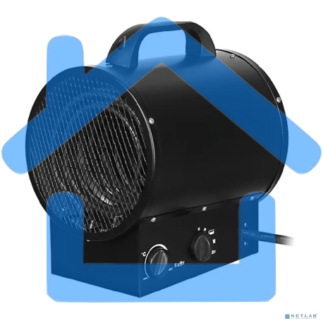 Пушка тепловая электрическая Rexant 60-0037 круглая, прямоугольная подставка, ТЭН, 3кВт-6