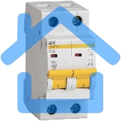 Выключатель автоматический модульный 2п C 32А 4.5кА ВА47-29 ИЭК MVA20-2-032-C