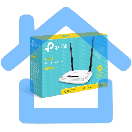 Маршрутизатор беспроводной TP-Link TL-WR841N 10/100BASE-TX-9