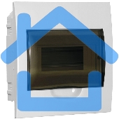 Бокс ЩРВ-П-8 мод. встраив. пластик IP41 GENERICA IEK MKP12-V-08-41-G