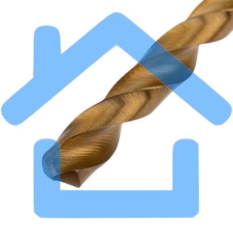 Сверло по металлу KRANZ Стандарт+ 4,5 мм P6M5 M-2 DIN 338