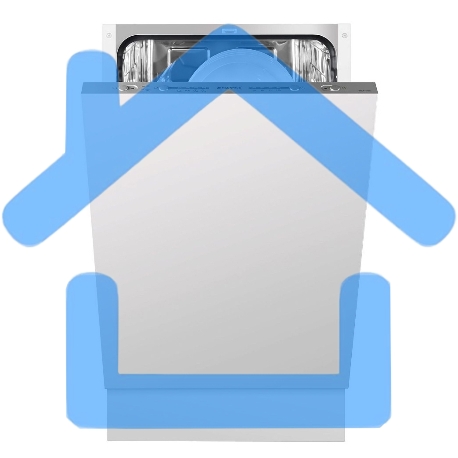 Встраиваемая посудомоечная машина Maunfeld MLP-08S, серебристый, 44.8 см, 9 компл., 49 дБ, класс A++