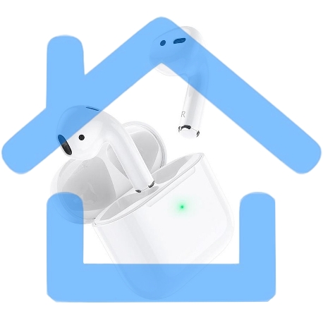 Наушники HOCO EW03 Plus беспроводные с док станцией TWS, Bluetooth 5.0 белый