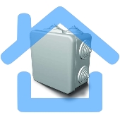 Коробка распр. ОП 100х100х55 IP54 ГУСИ С3В108 Евро