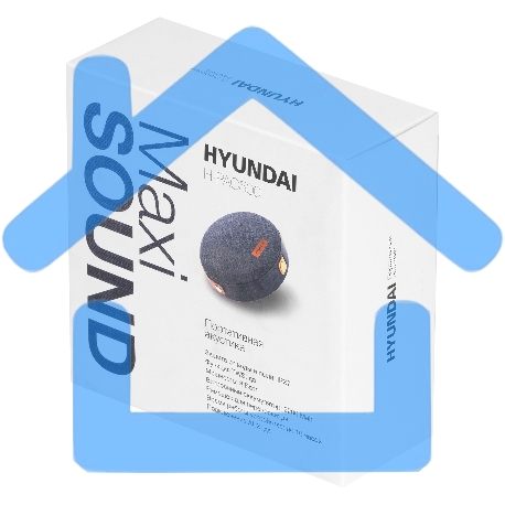 Колонка портатитвная Hyundai H-PAC500 черный 8W 1.0 BT/3.5Jack 10м 2200mAh-6