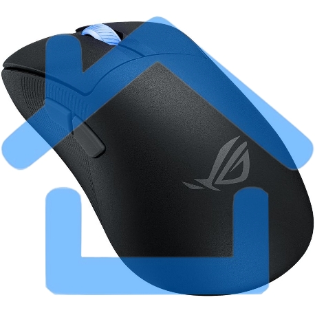 Мышь беспроводная/проводная ASUS ROG Keris II ACE черный, 42000 dpi, радиоканал, Bluetooth, USB, кнопки - 6-9