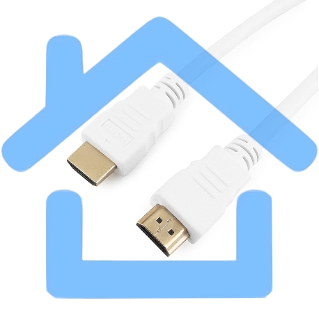 Кабель Cablexpert HDMI CC-HDMI4-W-10, 19M/19M, v2.0, медь, позол.разъемы, экран, 3 м, белый, пакет-5