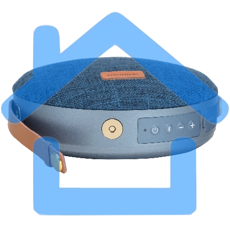 Колонка портатитвная Hyundai H-PAC520 синий 8W 1.0 BT/3.5Jack 10м 2200mAh-4