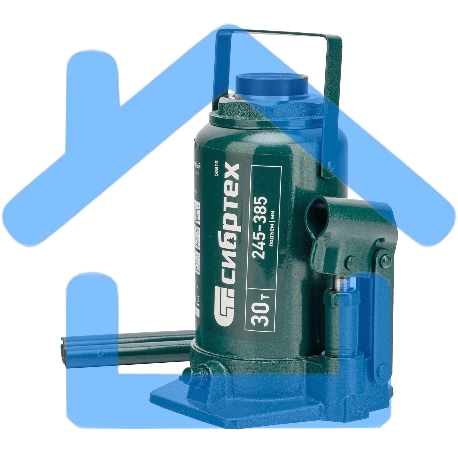 Домкрат гидравлический Сибртех бутылочный, 30т, 245-385мм-4