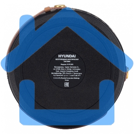 Колонка портатитвная Hyundai H-PAC520 синий 8W 1.0 BT/3.5Jack 10м 2200mAh-6