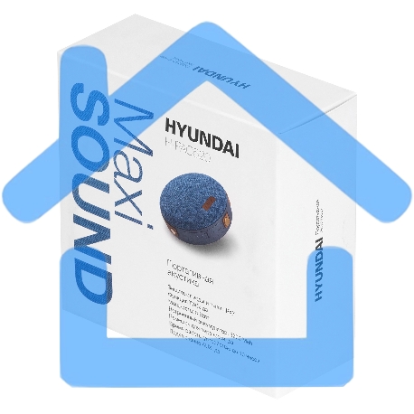 Колонка портатитвная Hyundai H-PAC520 синий 8W 1.0 BT/3.5Jack 10м 2200mAh-7