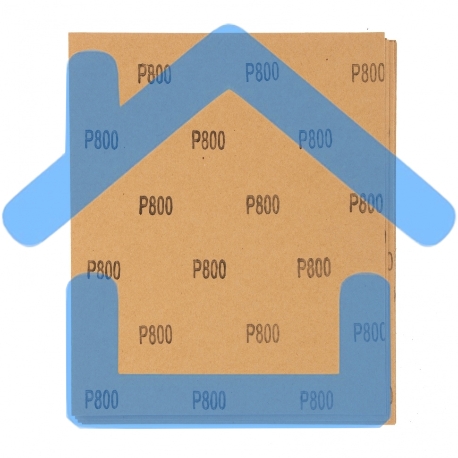 Шлифлист Matrix на бумажной основе, P 800, 230x280 мм, 10 шт., водостойкий-2