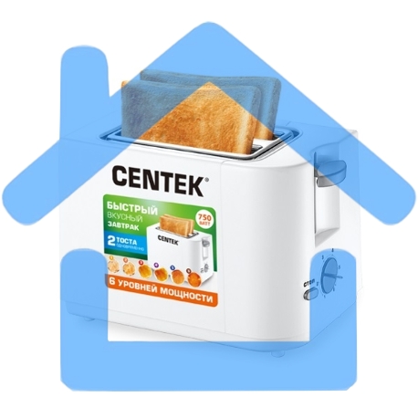 Тостер Centek СТ-1425 WHITE