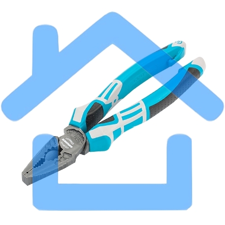 Плоскогубцы GROSS 16975комбинированные 205мм трехкомпонентные рукоятки