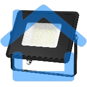 Прожектор светодиодный Gauss Qplus 150Вт 6500К 18000лм IP65 графит. сер. 1/4