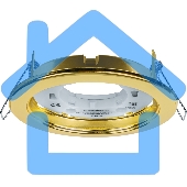 Светильник светодиодный ДВО NGX-R1-002-GX53 220В GX53 IP20 золото 71278 Navigator