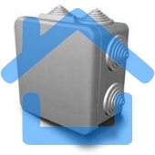 Коробка распр. ОП 80х80х55 IP54 ГУСИ С3В87 Евро