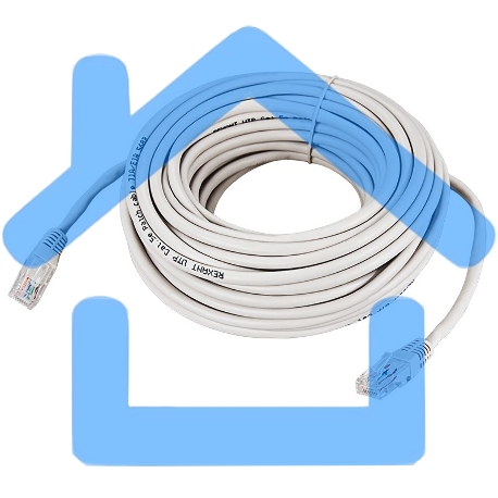 Коммутационный шнур Rexant (18-1009) Патч-корд UTP 5e кат. литой 10М СЕРЫЙ-3