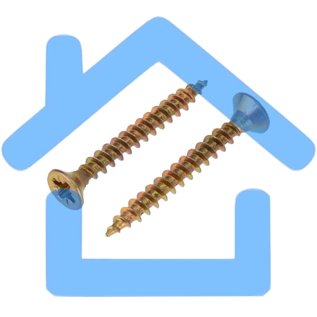 Саморез универсальный KRANZ 4х30, желтый цинк, упаковка поставщика ( 12 000 шт. )-1