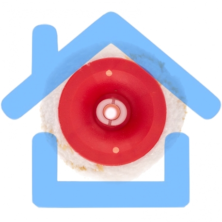 Валик сменный Matrix МИКРОФИБРА, 250 мм, ворс 12 мм, D 48 мм, D ручки 8 мм-1