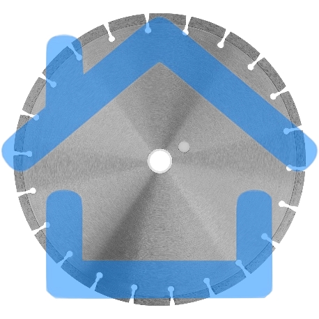 Диск алмазный ф300 х 25,4 мм, 