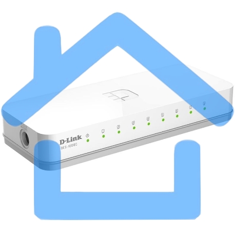 Коммутатор D-Link DES-1008C/B1A-10