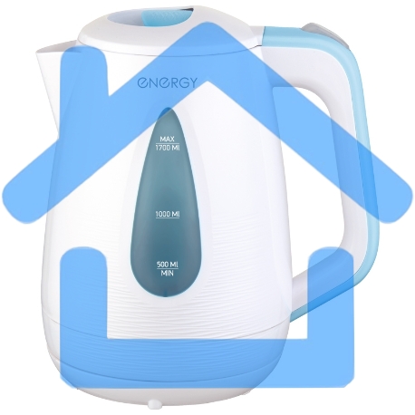 Чайник Energy E-214 белый/голубой (1.7 л, диск)-1