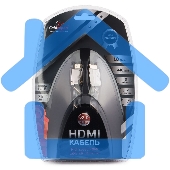 Кабель Cablexpert HDMI, серия Platinum, 4,5 м, v2.0, M/M, плоский, позол.разъемы, металлический корпус, нейлоновая оплетка, блистер