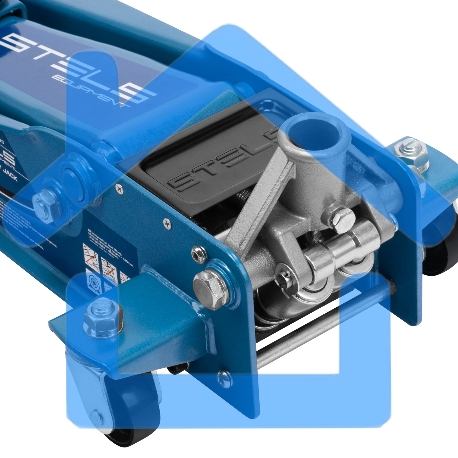 Домкрат STELS 51133гидравлический подкатной быстрый подъем 3 т quick lift 130–465мм профессиональ-3