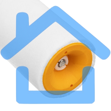 Валик в сборе Matrix ВЕЛЮР, 180 мм, ворс 4 мм, D 48 мм, D ручки 8 мм-1