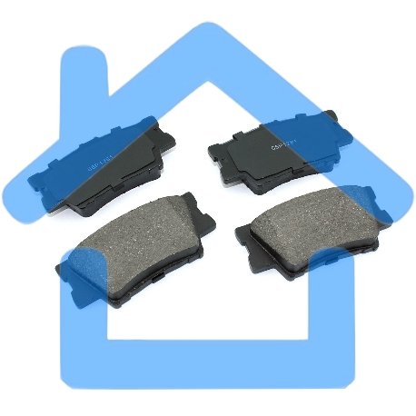 Колодки тормозные задние LPR 05P1281, комплект-5