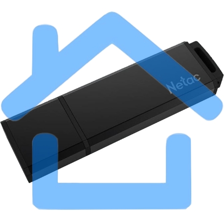 Флешка USB Netac U351, NT03U351N-256G-30BK, 256Gb, USB 3.0, с колпачком, металлическая черная-4