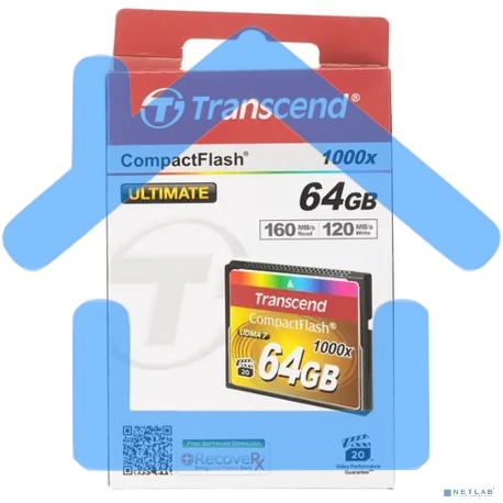 Флеш карта CF 64Gb Transcend TS64GCF1000 (1000X) -2