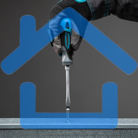 Набор отверток комбинированный 2 шт., S2, трехкомпонентная рукоятка Gross-5