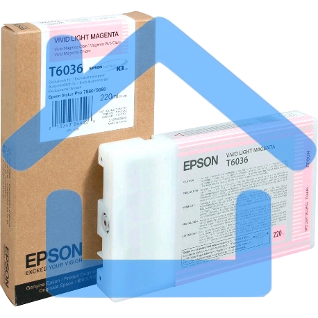 Картридж струйный Epson C13T603600 светло-пурпурный для Epson St Pro 7880/9880 (220мл)-3