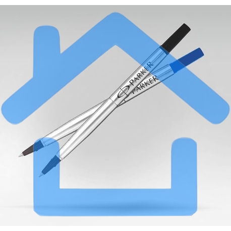 Стержень роллер Parker Quink Z01 (CW1950278) M 0.7мм, черные чернила, без упаковки