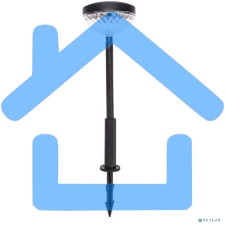 Светильник грунтовый Rexant Таянг, 3000К/RGB, встроенный аккумулятор, солнечная панель, коллекция Пекин-5