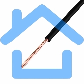 Провод ПГВА Rexant 1х0.75 мм², Cu, черный, бухта 200 м