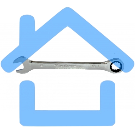 Ключ комбинированный трещоточный Matrix, 18 мм, CrV, зеркальный хром-1