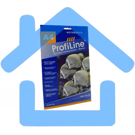 БМ-230-А4-25 Фотобумага матовая, 230 г/м2, А4, 25 л, 2880 dpi