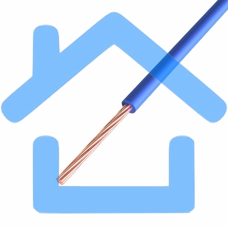 Провод ПГВА Rexant 1х0.75 мм², Cu, синий, бухта 200 м