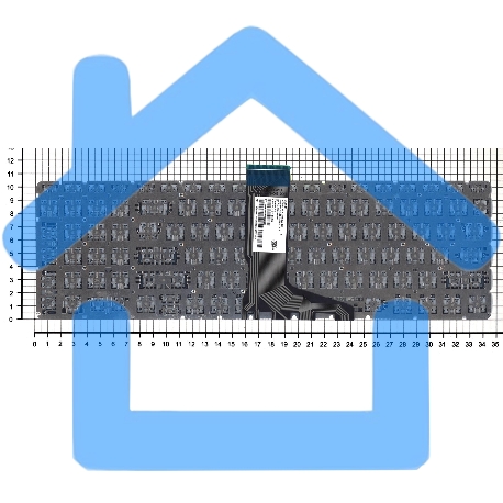 Клавиатура для ноутбука HP Envy X360 15-W серебристая с подсветкой