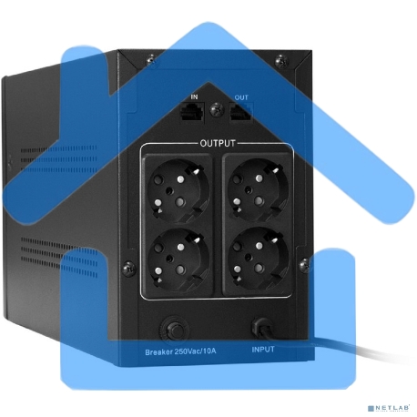 Источник бесперебойного питания ExeGate SpecialPro Smart LLB-1600.LCD.AVR.4SH 1600VA/950W, LCD, AVR, 4*Schuko, черный-2