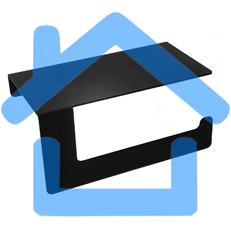 Держатель для туалетной бумаги с полкой хранения Rexant черный-2